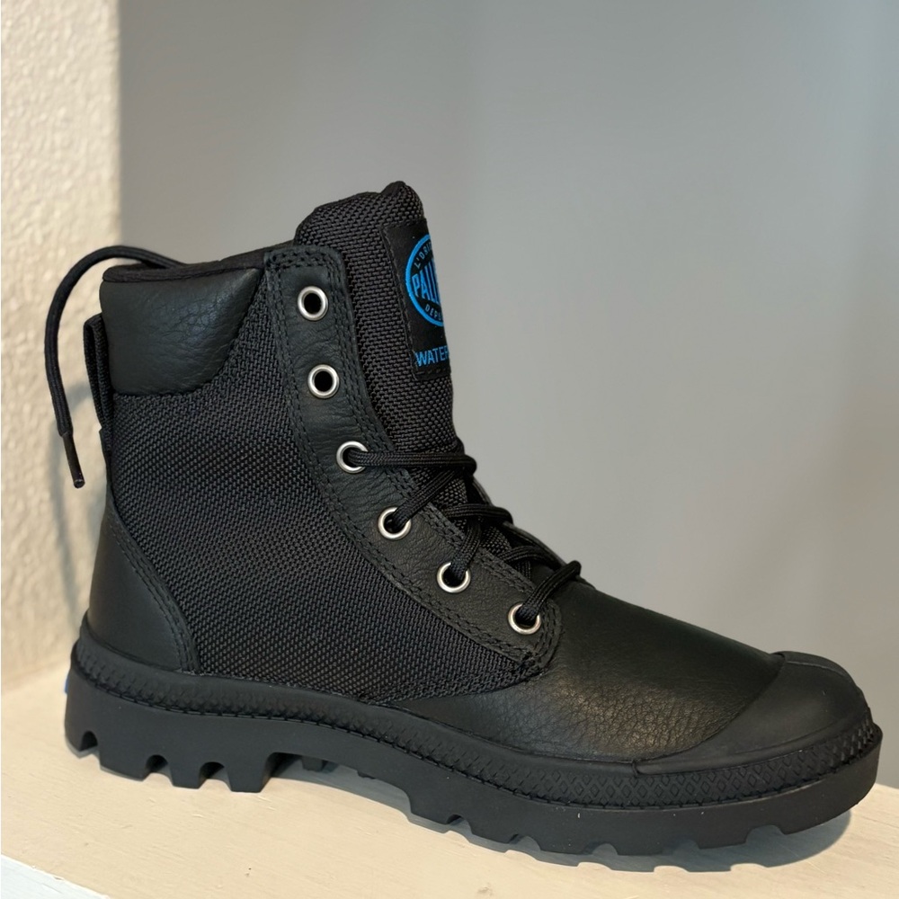 Palladium Women’s Pampa Sport Cuff Waterproof Boots Black Size 5 NEW - Picture 5 of 10